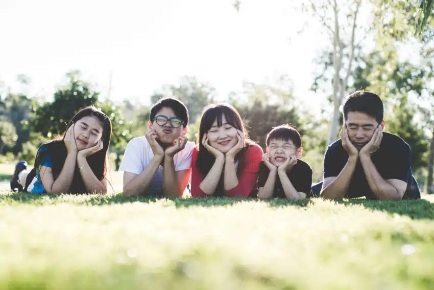essay on family holiday A family laying on the grass sharing quality bonding time