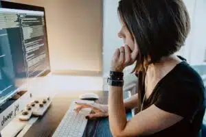 how to find a good phd program Woman studying for her PhD