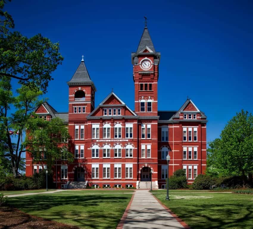 Campus building of an Ivy League school