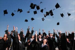 students graduating from college in Maryland