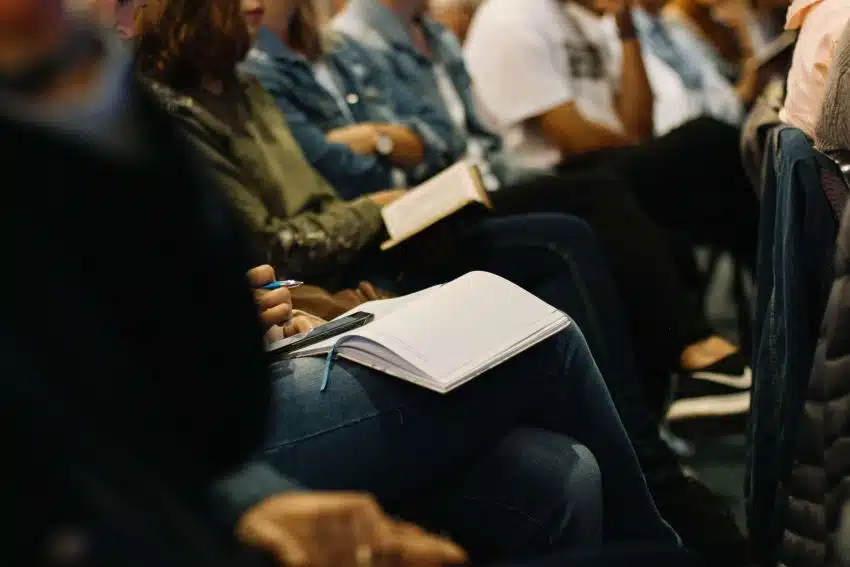 Students in lecture class