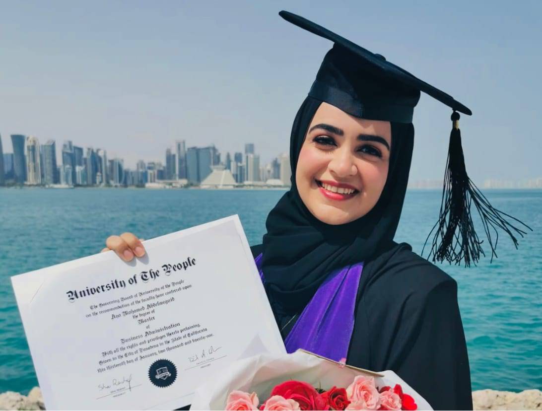 Aya M. MBA student from Qatar