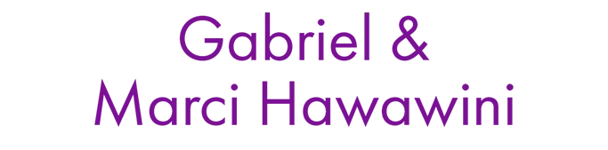 Gabriel & Marci Hawawini transparent