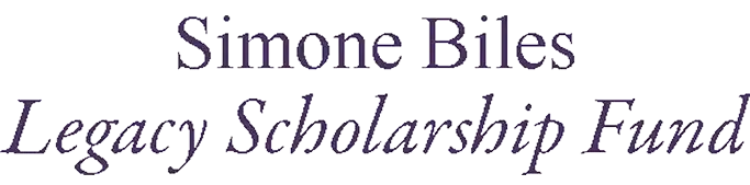 Simoe Biles Legacy Scholarship Fund Logo