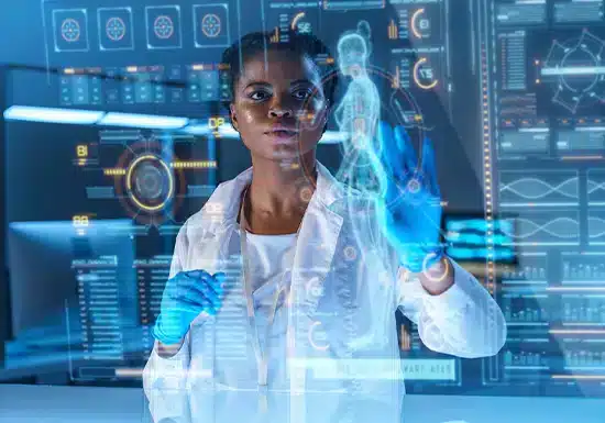 a female health science professional